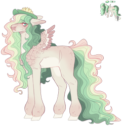 Size: 2625x2724 | Tagged: safe, artist:sleepy-nova, oc, oc only, oc:lily pad, pegasus, pony, body freckles, butt freckles, cheek fluff, chest fluff, coat markings, colored belly, colored chest fluff, colored eartips, colored eyebrows, colored hooves, colored pinnae, ear fluff, eyebrows, eyebrows visible through hair, eyelashes, facial markings, female, female oc, floppy ears, flowing mane, flowing tail, freckles, frown, gray coat, green eyes, hooves, leg freckles, lidded eyes, lilypad, long mane, long tail, looking back, mare, mare oc, multicolored mane, multicolored tail, oc redesign, pale belly, pegasus oc, profile, simple background, snip (coat marking), solo, standing, tail, three toned ears, transparent background, wavy mane, wavy tail, white hooves