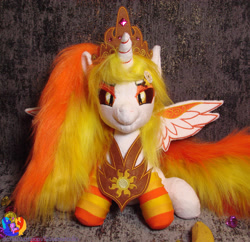 Size: 2379x2304 | Tagged: safe, artist:1stastrastudio, daybreaker, pony, g4, clothes, irl, photo, plushie, socks, solo, striped socks