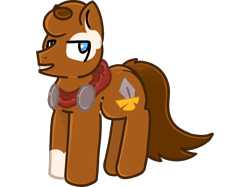 Size: 2732x2048 | Tagged: safe, artist:felixmcfurry, oc, oc only, oc:dukedepthstar, earth pony, pony, blue eyes, brown fur, brown tail, curly mane, digital art, earth pony oc, feral, hood, male, markings, ponysona, simple background, simple shading, smiling, solo, stallion, stallion oc, tail, teeth, transparent background