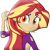 Size: 818x820 | Tagged: safe, artist:paco777yuyu, sunset shimmer, undead, vampire, equestria girls, g4, clothes, cute, female, looking at you, simple background, smiling, smiling at you, solo, torn clothes, transparent background, vampire costume