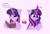 Size: 3289x2237 | Tagged: safe, artist:empress-twilight, twilight sparkle, kirin, pony, unicorn, g4, book, cheek fluff, ear fluff, ears back, female, floppy ears, horn, implied transformation, kirin twilight, kirin-ified, magic, mare, open mouth, solo, species swap, spell, unicorn twilight