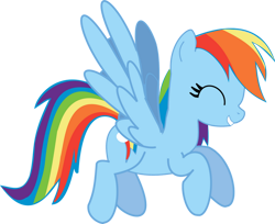 Size: 900x734 | Tagged: safe, artist:littleponyforever, rainbow dash, pegasus, pony, g4, eyes closed, female, mare, simple background, smiling, solo, transparent background, vector