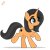 Size: 3000x3000 | Tagged: safe, artist:r4hucksake, oc, oc only, oc:ebony rose, pony, unicorn, choker, cute, dock, eyebrows, eyeshadow, female, horn, makeup, mare, ocbetes, raised hooves, simple background, smiling, solo, story included, tail, transparent background, two toned mane, two toned tail