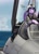 Size: 642x900 | Tagged: safe, artist:buckweiser, oc, oc only, oc:plumeria petal, pegasus, pony, f-14 tomcat, female, fighter pilot, fighter plane, helmet, jet, jet fighter, jet plane, mare, ocean, solo, text, water