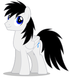 Size: 4606x5185 | Tagged: safe, artist:creedyboy124, oc, oc only, oc:shane park, pegasus, pony, base used, happy, male, pegasus oc, simple background, solo, stallion, stallion oc, transparent background, wings