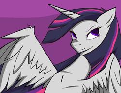 Size: 1430x1092 | Tagged: safe, artist:sallycars, twilight sparkle, alicorn, pony, g4, female, legitimately amazing mspaint, mare, ms paint, solo, twilight day, twilight sparkle (alicorn)