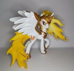 Size: 2571x2467 | Tagged: safe, artist:sanadaookmai, daybreaker, alicorn, pony, g4, armor, concave belly, craft, female, figurine, irl, mare, photo, sculpture, solo, traditional art