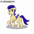 Size: 4000x4000 | Tagged: safe, artist:alejandrogmj, artist:wasisi, derpibooru exclusive, oc, oc only, oc:chicken claws, changeling, pegasus, pony, absurd resolution, butt, changeling oc, colored eyebrows, colored wings, disguise, disguised changeling, frown, looking back, male, open mouth, pegasus oc, plot, raised hoof, shadow, signature, simple background, stallion, transparent background, wings