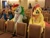 Size: 1241x931 | Tagged: safe, artist:koowan, artist:seidouryu, fluttershy, rainbow dash, human, pegasus, g4, convention, duo focus, fursuit, irl, irl human, multiple characters, photo, ponysuit, sitting