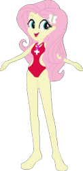 Size: 571x1172 | Tagged: safe, artist:theemperorofhonor, fluttershy, equestria girls, g4, female, lifeguard, lifeguard fluttershy, simple background, transparent background