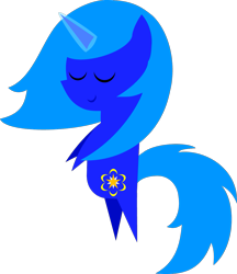 Size: 1085x1255 | Tagged: safe, artist:carrotorangelight, oc, oc only, oc:dream star, original species, pony, unicorn, youkai, bipedal, horn, magic, meditating, pointy ponies, simple background, solo, transparent background