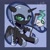 Size: 1500x1500 | Tagged: safe, artist:叶玹, nightmare moon, alicorn, pony, g4, bone, cute, female, filly, halloween, holiday, moe, moonabetes, nightmare woon, skeleton, solo, trick or treat