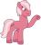 Size: 1015x1126 | Tagged: safe, artist:meghan12345, earth pony, pony, g5, my little pony: tell your tale, base used, battle for dream island, eraser (battle for dream island), male, ponified, raised hoof, simple background, smiling, solo, stallion, transparent background