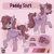 Size: 2000x2000 | Tagged: safe, artist:lionbun, oc, oc only, oc:paddy soft, cat, cat pony, original species, adoptable, base used, coat markings, color palette, colored hooves, colored pinnae, cute, ear fluff, ear piercing, ear tufts, earring, ears back, female, freckles, hooves, jewelry, mare, obtrusive watermark, orange eyes, paws, piercing, pink background, raised hoof, reference sheet, simple background, socks (coat markings), solo, underhoof, watermark