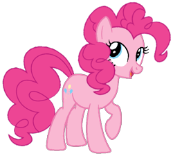 Size: 698x627 | Tagged: safe, artist:noi kincade, pinkie pie, earth pony, pony, g4, female, mare, simple background, solo, transparent background