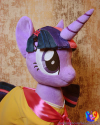 Size: 2304x2876 | Tagged: safe, artist:1stastrastudio, twilight sparkle, pony, unicorn, g4, birthday dress, clothes, dress, irl, photo, plushie, solo, unicorn twilight