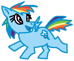 Size: 652x535 | Tagged: safe, artist:anonymous, rainbow dash, pegasus, pony, g4, 1000 hours in ms paint, simple background, solo, transparent background