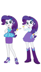 Size: 1080x1920 | Tagged: safe, editor:greywolf2021, rarity, human, equestria girls, g4, my little pony equestria girls: better together, boots, clothes, female, geode of shielding, high heel boots, high heels, jewelry, magical geodes, rarity peplum dress, shirt, shoes, simple background, skirt, transparent background, vector