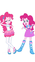 Size: 1080x1920 | Tagged: safe, editor:greywolf2021, pinkie pie, human, equestria girls, g4, my little pony equestria girls: better together, boots, bracelet, clothes, female, geode of sugar bombs, high heel boots, jacket, jewelry, leggings, magical geodes, rah rah skirt, sandals, shoes, simple background, skirt, tank top, transparent background, vector