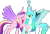 Size: 2147x1459 | Tagged: safe, artist:fillyfool, princess cadance, queen chrysalis, alicorn, changedling, changeling, pony, g4, a better ending for chrysalis, blushing, concave belly, duo, ears back, eyelashes, eyes closed, female, flying, gradient mane, gradient tail, green blush, green eyes, height difference, holding, horn, infidelity, insect wings, kiss on the lips, kissing, lesbian, mare, purified chrysalis, raised hoof, raised leg, ship:cadalis, shipping, simple background, slender, spread wings, tail, thin, transparent background, what if, wide eyes, wings