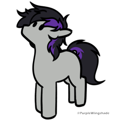 Size: 3000x3000 | Tagged: safe, artist:purple wingshade, oc, oc only, oc:jey, pony, male, simple background, solo, stallion, transparent background