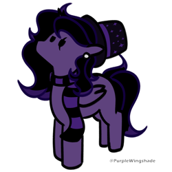 Size: 3000x3000 | Tagged: safe, artist:purple wingshade, oc, oc only, oc:moonchild, pegasus, pony, simple background, solo, transparent background