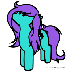 Size: 3000x3000 | Tagged: safe, artist:purple wingshade, oc, oc only, oc:swing time, pegasus, pony, simple background, solo, transparent background