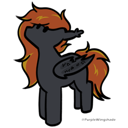 Size: 3000x3000 | Tagged: safe, artist:purple wingshade, oc, oc only, oc:shadow trail, bat pony, pony, simple background, solo, transparent background