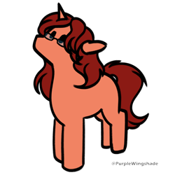 Size: 3000x3000 | Tagged: safe, artist:purple wingshade, oc, oc only, oc:samantha, pony, unicorn, horn, simple background, solo, transparent background