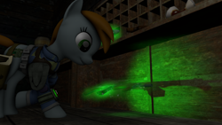 Size: 1920x1080 | Tagged: safe, oc, oc only, oc:littlepip, fallout equestria, 3d, solo