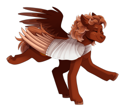 Size: 3500x3100 | Tagged: safe, artist:monnarcha, oc, oc only, oc:golden flare, pegasus, pony, bandage, bandaged wing, broken bone, broken wing, cast, colored hooves, colored wings, commission, freckles, hooves, injured, male, nonbinary, pegasus oc, ponified, short tail, simple background, sling, solo, species swap, stallion, tail, transparent background, unshorn fetlocks, wings