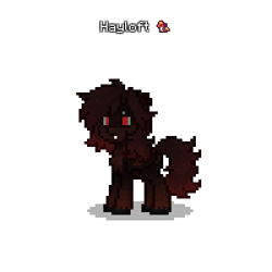 Size: 400x400 | Tagged: safe, pony, undead, vampire, vampony, pony town, digital art, pixel art, simple background, solo, transparent background