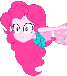 Size: 2230x2520 | Tagged: safe, edit, edited screencap, editor:homersimpson1983, screencap, pinkie pie, human, equestria girls, g4, background removed, bare shoulders, female, not a vector, simple background, sleeveless, solo, transparent background