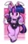 Size: 1359x2100 | Tagged: safe, artist:pabbley, part of a set, twilight sparkle, alicorn, pony, g4, blushing, bowtie, bunny ears, bunny suit, chest fluff, clothes, female, heart, looking at you, mare, necktie, passepartout, smiling, smiling at you, solo, twilight sparkle (alicorn), wide hips