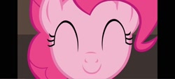 Size: 1600x720 | Tagged: safe, screencap, pinkie pie, earth pony, g4, cute, diapinkes, eyes closed, female, letterboxing, mare, smiling, solo