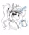 Size: 3472x4096 | Tagged: safe, artist:opalacorn, oc, oc only, pony, unicorn, chest fluff, drink, ear fluff, female, glasses, glasses on head, glowing, glowing horn, grayscale, halftone, horn, levitation, long horn, magic, mare, monochrome, partial color, simple background, slender, soda can, solo, telekinesis, thin, white background