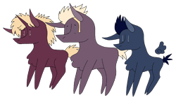 Size: 2176x1242 | Tagged: safe, artist:akita-t33th, earth pony, pegasus, pony, unicorn, g4, billie joe armstrong, bisexual pride flag, chibi, crossover, green day, horn, mike dirnt, ponified, pride, pride flag, simple background, transparent background, trio, tré cool