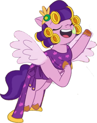 Size: 677x860 | Tagged: safe, edit, edited screencap, editor:pascalmulokozi2, screencap, pipp petals, pegasus, pony, g5, my little pony: tell your tale, sleepover!!, spoiler:g5, spoiler:my little pony: tell your tale, spoiler:tyts02e18, background removed, eyes closed, female, hair curlers, not a vector, simple background, solo, transparent background