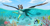 Size: 5700x3000 | Tagged: safe, artist:miurimau, oc, oc only, oc:ospreay, fish, griffon, absurd resolution, bubble, commission, coral, crepuscular rays, digital art, griffon oc, ocean, outdoors, partially submerged, seaweed, solo, spread wings, sunlight, swimming, underwater, water, wings