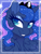 Size: 1800x2400 | Tagged: safe, artist:thehaywaiianhorse, princess luna, alicorn, pony, g4, bust, cheek fluff, crown, ear fluff, ethereal mane, female, jewelry, mare, portrait, regalia, smiling, solo, starry mane