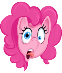 Size: 822x973 | Tagged: safe, artist:pinkiedoodlepie, pinkie pie, earth pony, g4, female, simple background, solo, transparent background