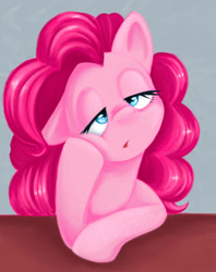 Size: 796x1004 | Tagged: safe, artist:pinkiedoodlepie, pinkie pie, earth pony, g4, female, sleepy, sleepy pie, solo