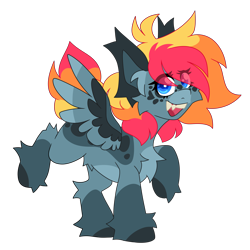 Size: 5374x5376 | Tagged: safe, artist:crazysketch101, oc, oc only, oc:crazy looncrest, pegasus, pony, simple background, solo, transparent background