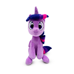 Size: 1500x1500 | Tagged: safe, artist:youtooz, twilight sparkle, alicorn, pony, g4, female, front view, irl, mare, photo, plushie, simple background, smiling, solo, twilight sparkle (alicorn), twilight sparkle plushie, white background, youtooz