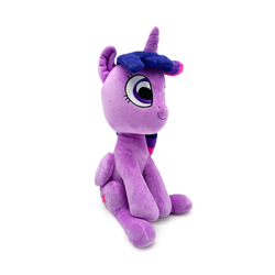 Size: 1500x1500 | Tagged: safe, artist:youtooz, twilight sparkle, alicorn, pony, g4, female, irl, mare, photo, plushie, simple background, smiling, solo, twilight sparkle (alicorn), twilight sparkle plushie, white background, youtooz