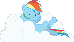 Size: 5283x3000 | Tagged: safe, artist:dashiesparkle, rainbow dash, pegasus, pony, g4, .svg available, cloud, female, mare, simple background, solo, transparent background, vector