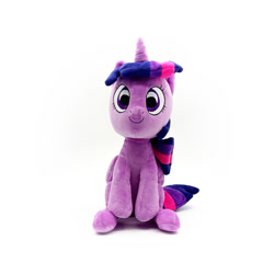 Size: 1200x1200 | Tagged: safe, artist:youtooz, twilight sparkle, alicorn, pony, g4, female, irl, mare, photo, plushie, simple background, smiling, solo, twilight sparkle (alicorn), twilight sparkle plushie, white background, youtooz