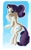 Size: 2509x4096 | Tagged: safe, artist:_ton618_, part of a set, rarity, pony, unicorn, g4, alternate hairstyle, bedroom eyes, bikini, butt, clothes, female, gold swimsuit, golden bikini, grin, horn, large butt, looking at you, mare, plot, ponytail, rearity, smiling, smiling at you, solo, swimsuit