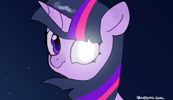 Size: 4096x2372 | Tagged: safe, artist:metaruscarlet, twilight sparkle, pony, unicorn, g4, horn, shiny, solo, unicorn twilight