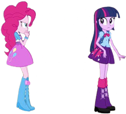 Size: 2794x2520 | Tagged: safe, edit, edited screencap, screencap, twilight sparkle, human, equestria girls, g4, background removed, duo, duo female, female, not a vector, simple background, transparent background